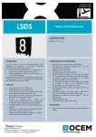 LSDS Tablas de Distancias Led