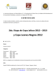 2013 y Copa Leones Negros 2012 - Sistema de Administracion de