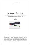 FICHA TÉCNICA DE LA LANZA HIDROPOROSA