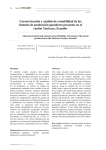 Caracterización y análisis de rentabilidad de los sistemas de