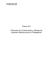 S-4 Protocolo de conservación y manejo de especies nativas para