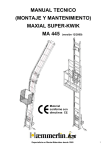 Manual técnico MAXIAL SUPER Kwik MA 445
