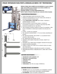 pesaje integrado para portahorquillas serie ltw "profesional"