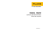 Manual FLUKE 1523A/1524A