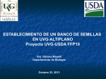 Establecimiento de un banco de semillas en UVG Altiplano
