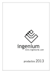 Ingenium TARIFAS 2013