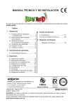 MANUAL TÉCNICO Y DE INSTALACIÓN