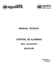 MANUAL TECNICO CENTRAL DE ALARMAS SA-PA-05