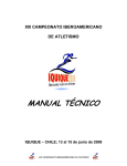Manual Técnico - Federación Atlética de Chile