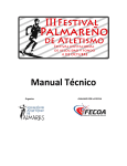 Manual Técnico - Federación Costarricense de Atletismo FECOA