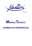 MANUAL TÉCNICO BAÑERAS DE HIDROMASAJE