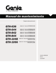 Parts Manual Manual de mantenimiento