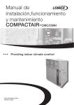 COMPACTAIR-CMC/CMH Manual de instalación