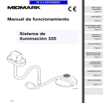 Manual de funcionamiento Sistema de iluminación 355