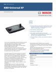 KBD-Universal XF - Bosch Security Systems