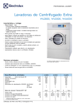 Lavadoras de Centrifugado Extra