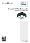 Manual instalación cassette 4 vías compact