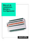 Manual de Instalación, Manejo y Configuración DL01-CPU