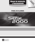 Central SERIE 2000 Manual de instalación