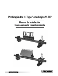 Prelimpiador H-Type® con hojas V