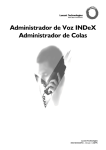 Administrador de Voz INDeX Administrador de Colas