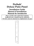 PetSafe® Deluxe Patio Panel