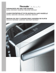 DISHWASHER USE AND CARE MANUAL GUIDE D
