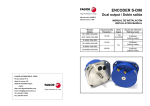 "S-D90 dual output" encoder manual