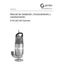 Manual de instalación, funcionamiento y mantenimiento