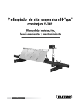 Prelimpiador de alta temperatura H-Type® con hojas V