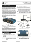 MDSTM Orbit MCR-3G - GE Digital Energy