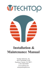 Installation & Maintenance Manual