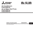 Manual De Instalacion PUHZ-SHW80-140 Mitsubishi Electric Aire