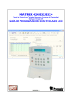Matrix 424 832 832+ V4 - Manual de Programacion LCD
