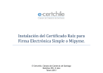 Manual de instalación Certificado Raíz hasta Julio 2011 - E