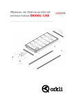 MANUAL DE INSTALACIÓN DE ESTRUCTURAS OKSOL-150