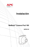 Instalación NetBotz® Camera Pod 160