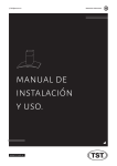 manual de instalación y uso.