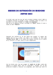 MANUAL DE INSTALACIÓN DE WINDOWS Serve