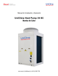 (1)manual uniclima heat pump 35 sc