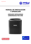 MANUAL DE INSTALACION Y OPERACION