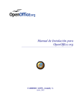 Manual de Instalacion de OpenOffice.org