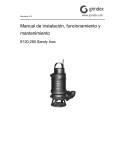 Manual de instalación, funcionamiento y mantenimiento