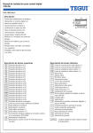 Manual de instalación para central digital 3750 06