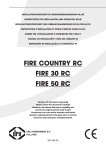 FIRE COUNTRY RC FIRE 30 RC FIRE 50 RC