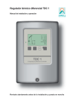 Regulador térmico diferencial TDC 1