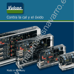 ficha técnica: descalcificador vulcan v 1000