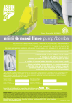 mini & maxi lime pump/bomba