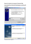 Manual de instalación del programa Professional Map