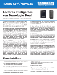 Lectores Inteligentes con Tecnología Dual RADIO KEY